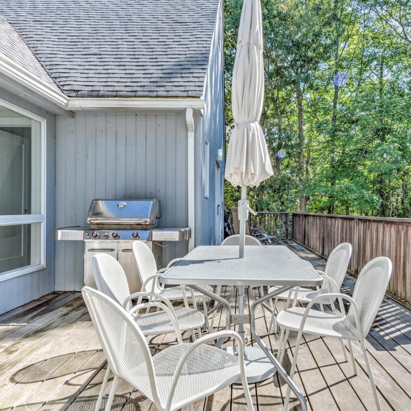 Gather for a barbecue on the deck