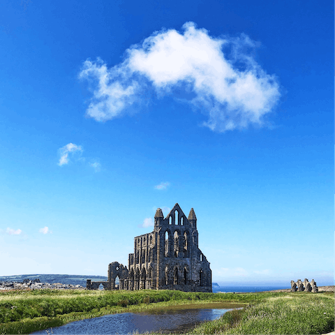 Climb the 199 steps up to Whitby Abbey, it's less than ten minutes by car