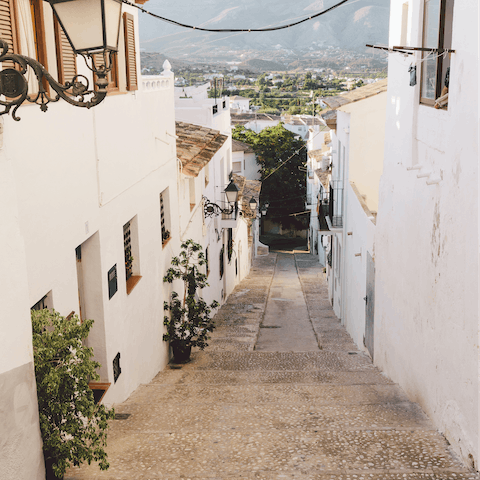 Wander the quaint streets of Altea, one of the Costa Blanca's most charming towns