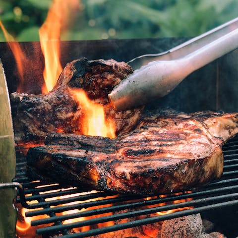 Cook up a feast on the barbecue – available on request from your host