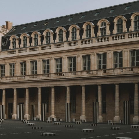 Stay just 200 metres away from the stunning Palais Royal gardens