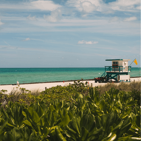 Feel the sand between your toes