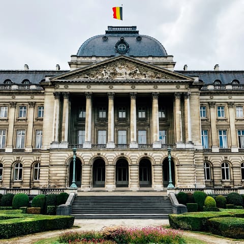 Stay in Brussels, just a twenty-minute stroll away from the Royal Palace 