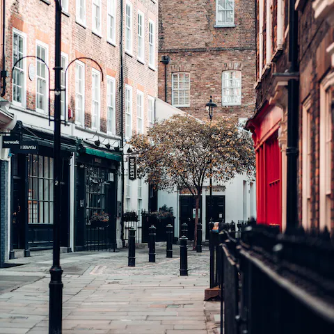 Head out and explore Soho's warren of streets full of shops, bars and restaurants