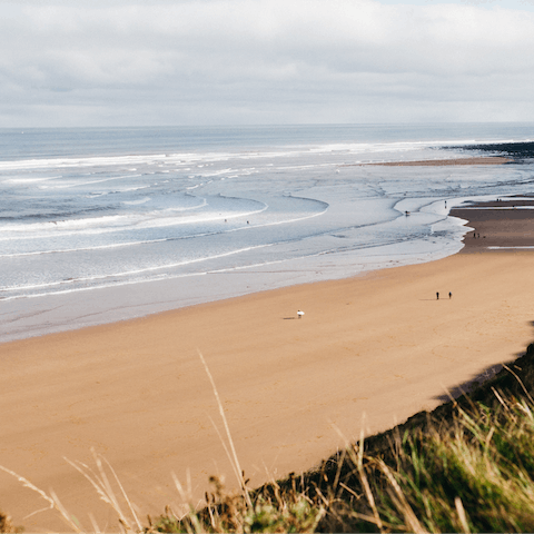 Explore the wild beauty of the North Yorkshire coastline from this home in Saltburn-by-the-Sea