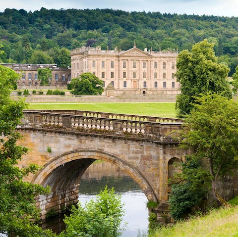 Explore the beautiful grounds of the Chatsworth Estate