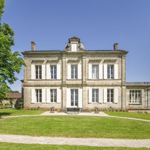 Stay in an authentic chateau from the eighteenth century