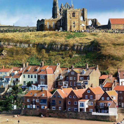 Explore beautiful Whitby – your home is just a mile from the beach and the abbey ruins