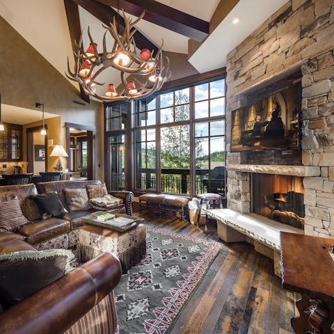 Sip your mulled wine by the warming fireplace