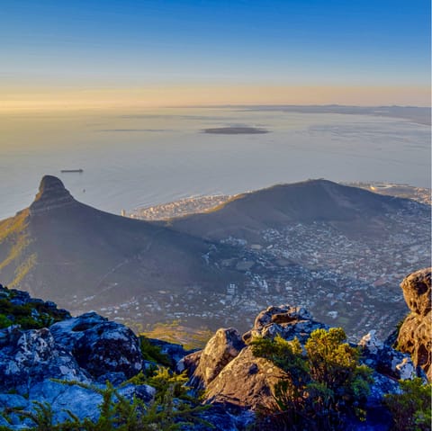 Hop on the aerial cableway up Table Mountain – don't forget your camera