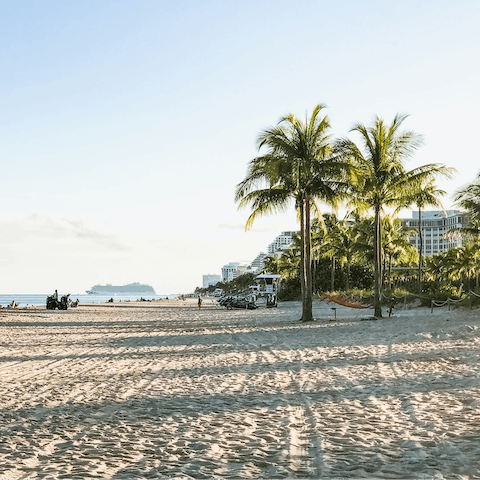 Go barefoot on the Florida coast's famous white sands