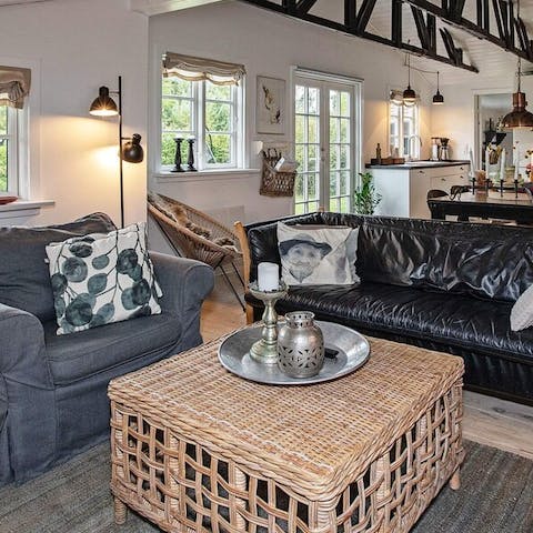 Get cosy in the charming and comfortable living area 
