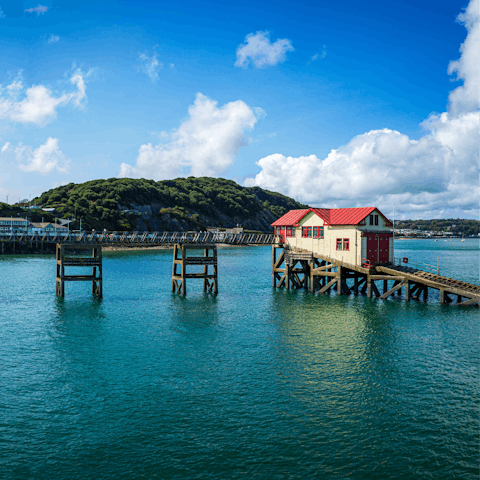 Walk to the seafront in a matter of minutes and head along to the famous Mumbles Pier or to nearby Mumbles Beach