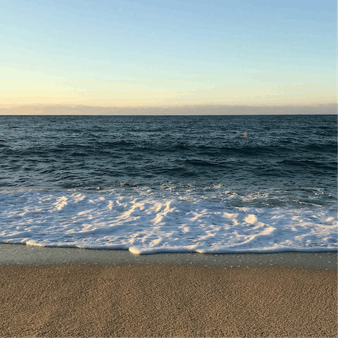 Mosey down to Skala's beach for the afternoon, just one kilometre away