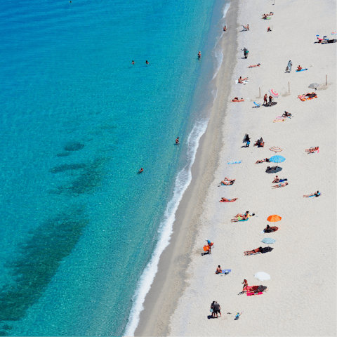 Walk down to the gorgeous Playa de la Rada beach