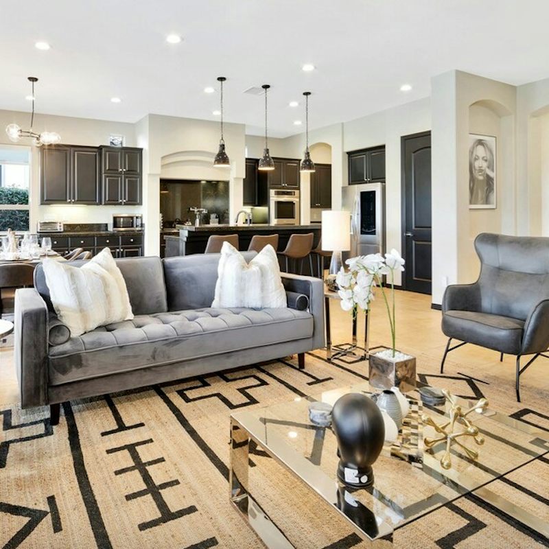 Make yourself comfortable in the elegant living area