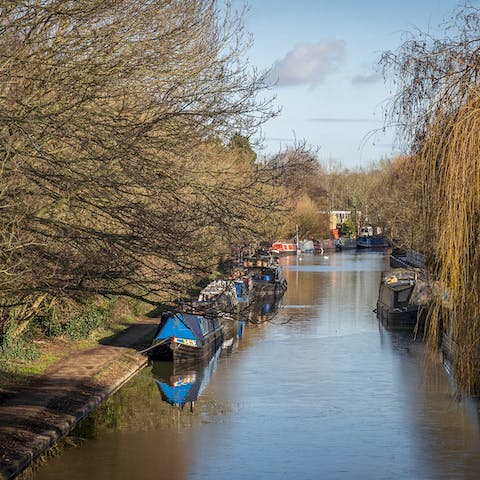Clear your head on leisurely canalside strolls