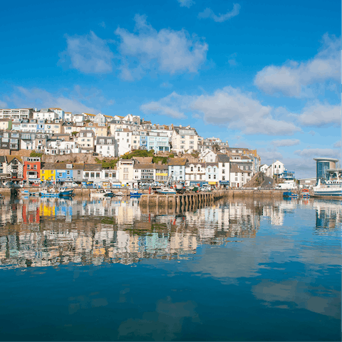 Explore the charming waterside town of Brixham