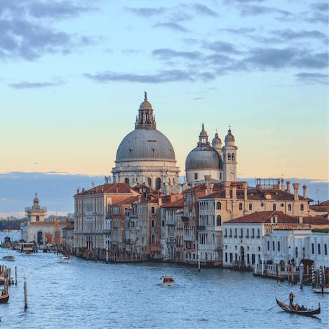 Take a four-minute stroll to the Accademia Bridge for scenic views