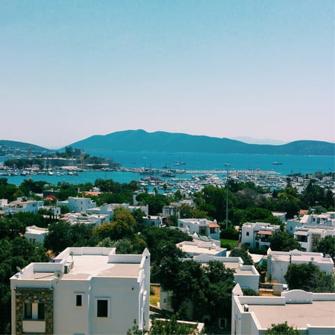 Stay in Bitez, a twenty-minute drive from Bodrum's city centre