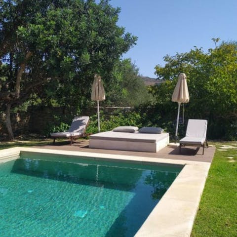 Go for a morning dip before breakfast in the large pool