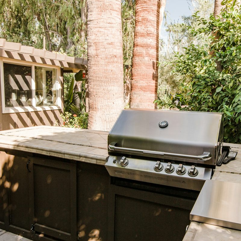Cook up a feast in the state-of-the-art outdoor kitchen