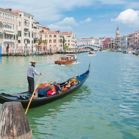 Let your hosts arrange a gondola ride and romantic dinner