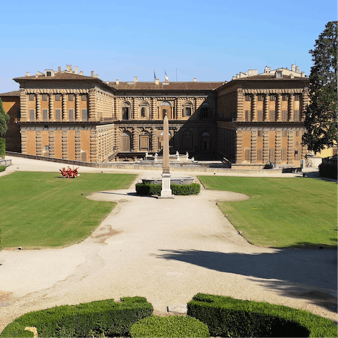 Stay in the heart of Florence, just a nine-minute walk away from Palazzo Pitti