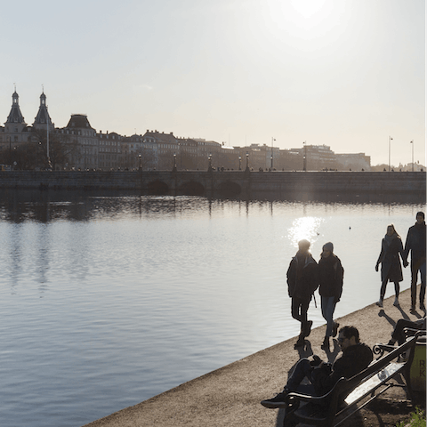 Go for a walk around Copenhagen's lakes nearby