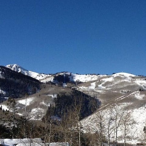 Ski straight on to Deer Valley Resort's Silver Dollar Run
