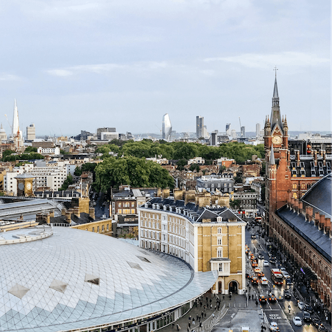 Explore all London offers with King's Cross Station a short stroll away