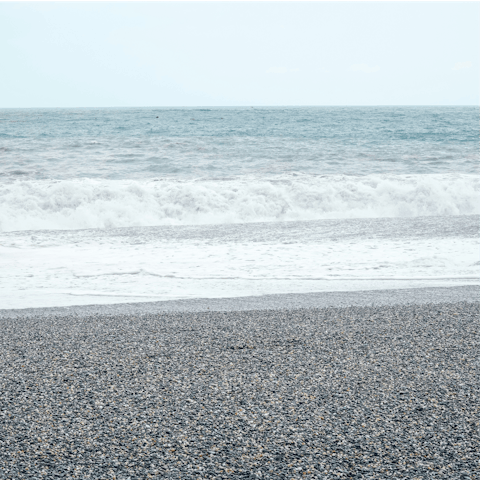 Splash in the sea at nearby Formosa beach