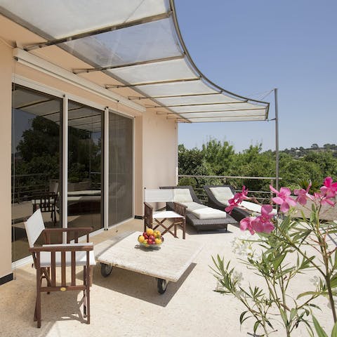 Take an afternoon siesta on the terrace