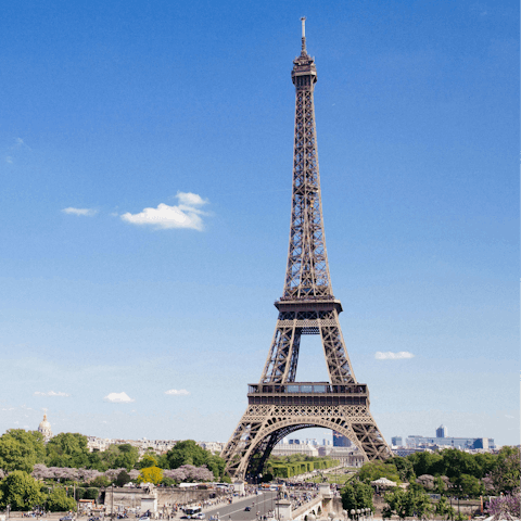 Explore the iconic sights of central Paris – a short train ride away