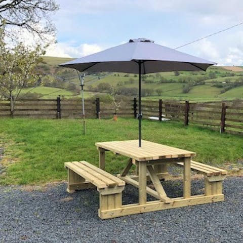 Look forward to sitting down to a spot of cream tea in the peaceful garden