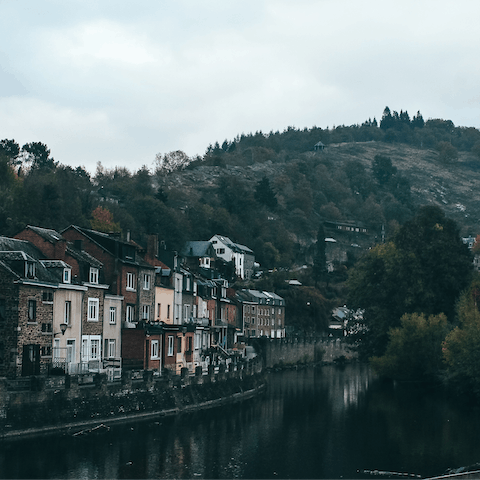 Visit the picturesque town of La Roche-en-Ardenne, thirty-five minutes away by car