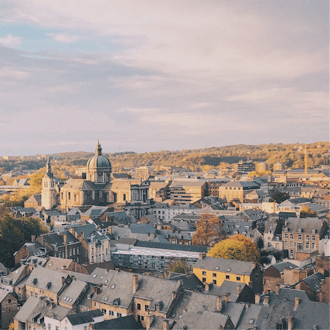 Take a forty-five-minute drive for a day trip to the city of Namur
