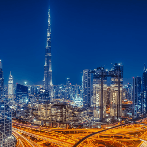 Keep the night flowing in the iconic Burj district, just a few minute's drive away