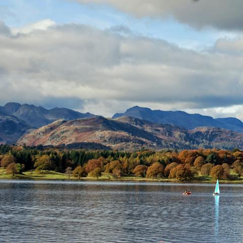 Head to the shores of Lake Windermere less than a mile away
