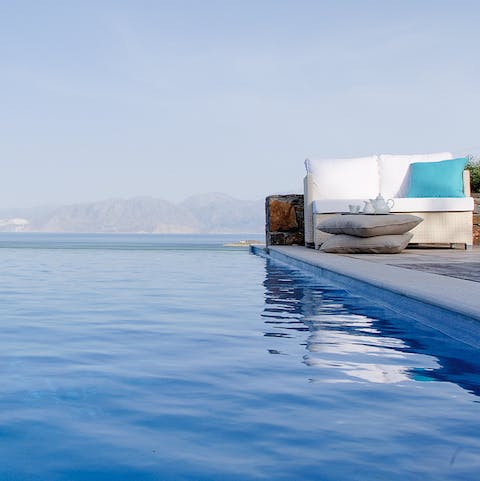 Cool off in your private infinity edge pool 
