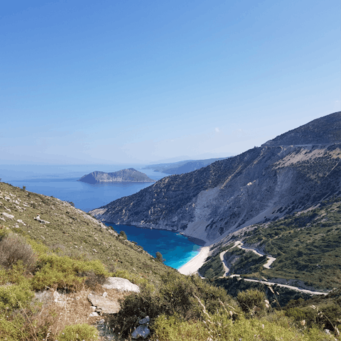 Stay just 100 metres away from Trapezaki Beach