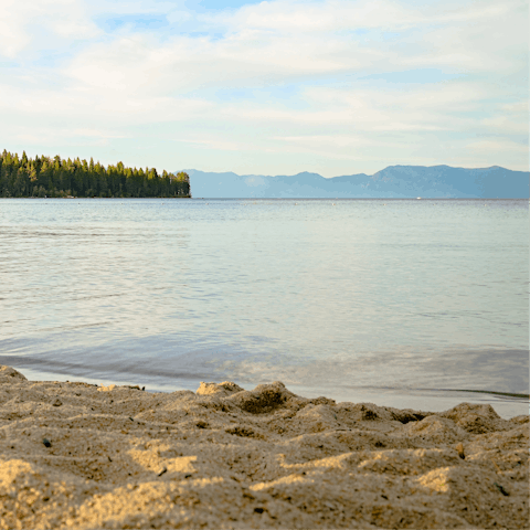 Pack up your bucket and spades and head for the sandy shores of Lake Iznajar, just a short drive away