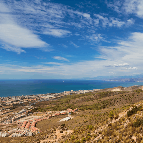 Stroll down to the beach – you're right on the Costa del Sol