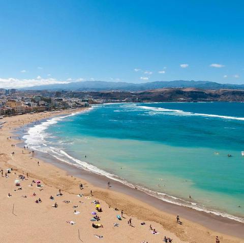 Explore the beautiful beaches on the south east coast of Gran Canaria