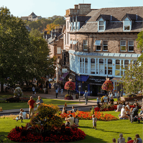 Explore one of Harrogate's many famous gardens