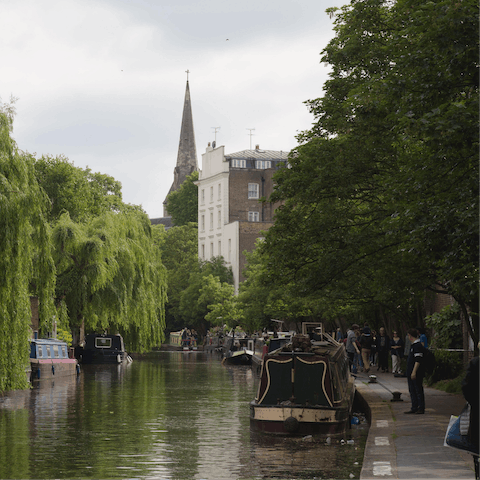 Take an afternoon stroll along Regent's Canal or pack a picnic and visit Regent's Park