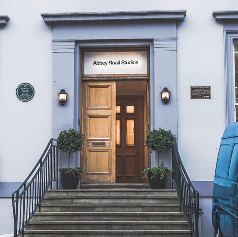 Visit the iconic Abbey Road Studios, a twenty-five-minute walk from your home