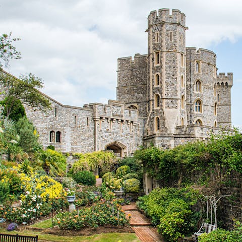 Take a day trip to the historic town of Windsor and its famous castle – you're just a fifteen-minute drive away
