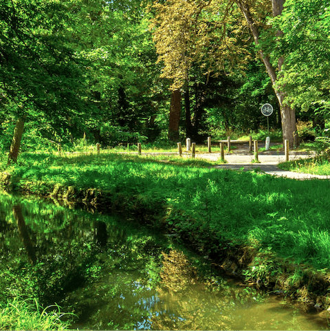 Take a stroll through the picturesque Bois de Boulogne 