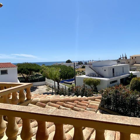 Admire blissful ocean views from the private balcony